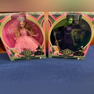Mattel Wicked Dolls GLINDA and ELPHABA BUNDLE Misprint Error
